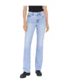 Frame High-rise Flared Jeans In Blue