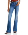 Frame High Rise Flared Jeans In Mermaid In Mermaid