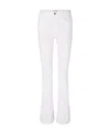 Frame High-rise Flared Jeans In White