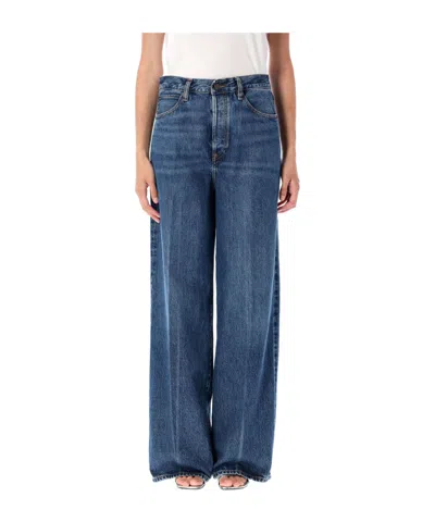 FRAME HIGH-RISE WIDE-LEG JEANS