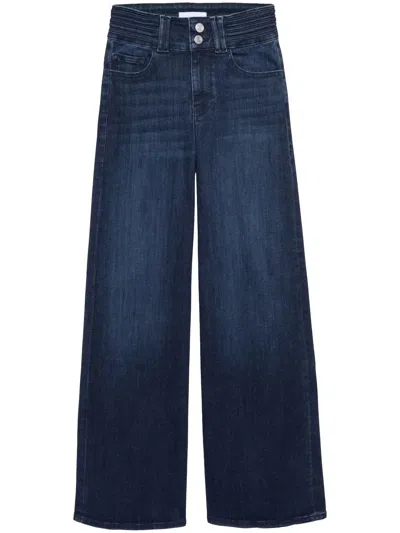 FRAME HIGH-RISE WIDE-LEG JEANS