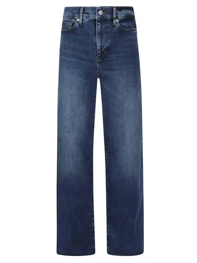Frame High-rise Wide Leg Jeans In Kirk