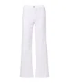Frame Le Slim Palazzo High-rise Wide-leg Jeans In White