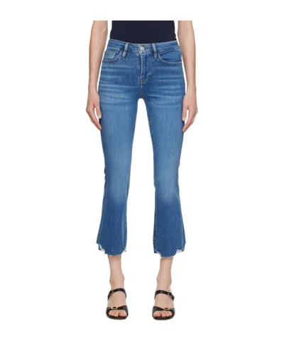 FRAME HIGH-RISE ZIPPER JEANS