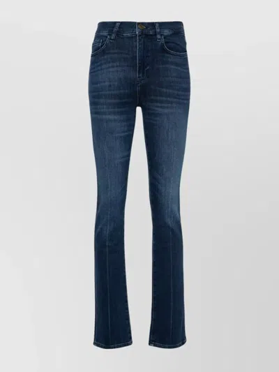 FRAME HIGH STRAIGHT LONG TROUSERS