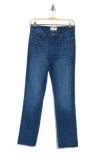 Frame High Waist Crop Straight Leg Jeans