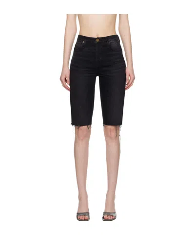 Frame High Waist Denim Shorts