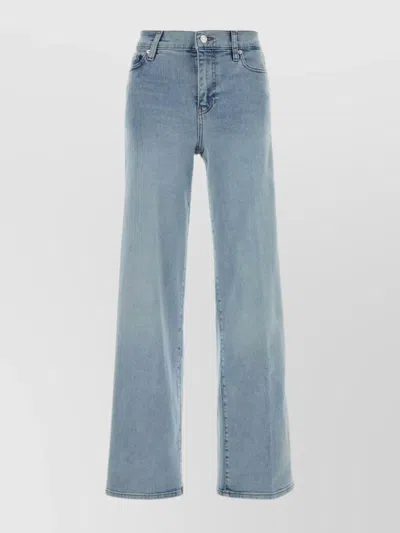 FRAME HIGH WAIST FIVE-POCKET STRETCH DENIM TROUSERS