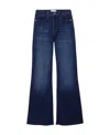 Frame High Waist Flared Jeans In Blue