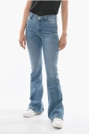 Frame High Waist Flared Jeans With Golden Buttons 26cm