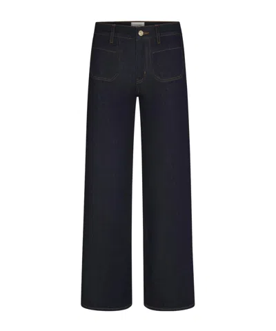 Frame High Waist Jeans In Blue