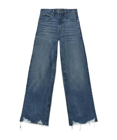 Frame High Waist Jeans In Blue