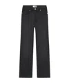 Frame Le Sleek Straight In Kerry In Black