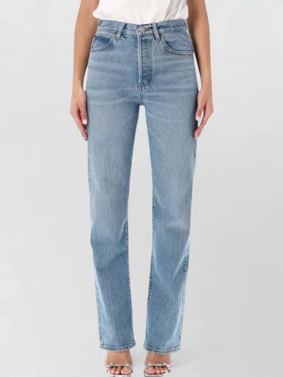 Frame The Vertical Straight-leg Jeans In Blue