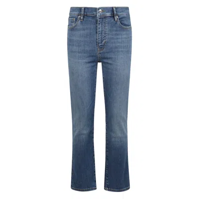 Frame High Waist Straight-leg Jeans