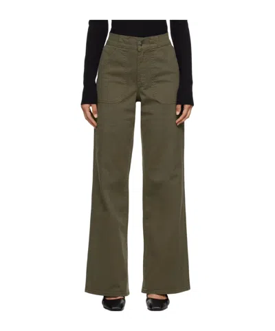 Frame High Waist Wide Leg Casual Pants