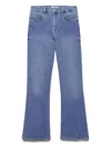 Frame High-waisted Flare Jeans In Blue