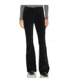 Frame High-waisted Flared Jeans In Black