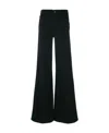 Frame High-waisted Flared Jeans In Black