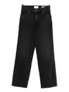 Frame High-waisted Jeans In Black