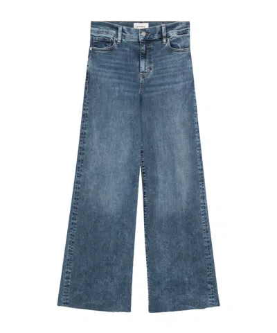 FRAME HIGH-WAISTED WIDE-LEG CASUAL PANTS