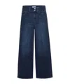 Frame Le Palazzo Crop Wide Leg Jeans In Black
