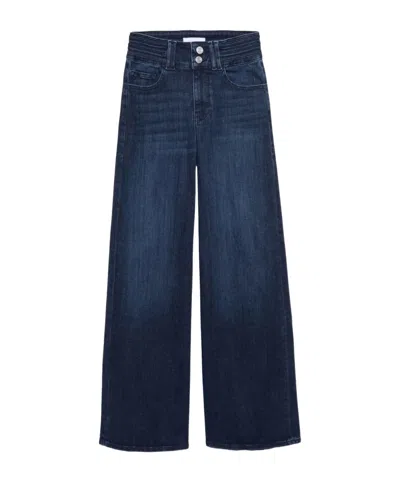 FRAME FRAME HIGH-WAISTED WIDE-LEG JEANS