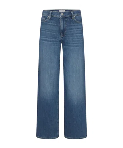Frame High-waisted Wide-leg Jeans In Blue