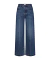 Frame High-waisted Wide-leg Jeans In Blue