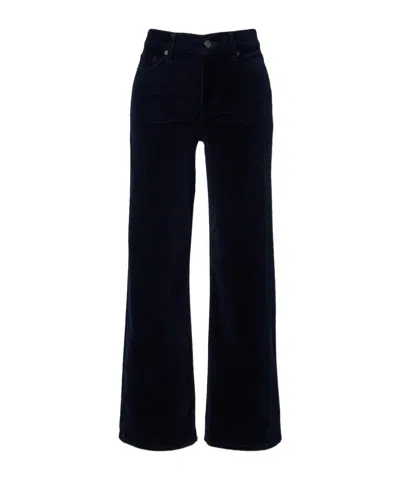 Frame High-waisted Wide-leg Jeans In Blue
