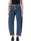 Frame The Bubble Indigoblue Jeans In Blue