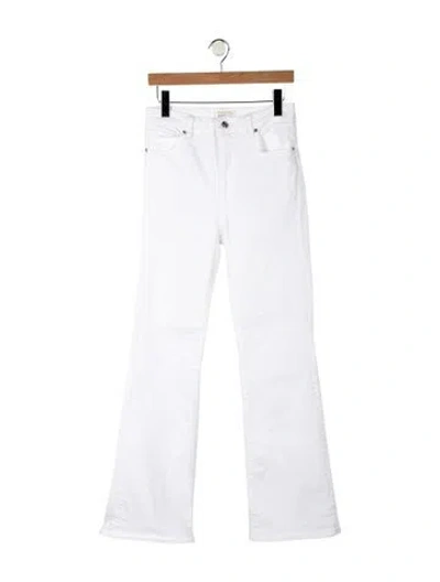 Pre-owned Frame High-rise Flared Jeans In Blue