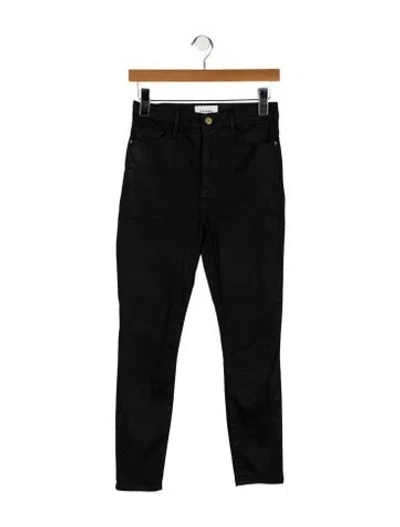 Pre-owned Frame High-rise Skinny Leg Jeans In Blue