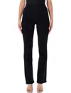 Frame High-rise Slim Bootcut Jeans In Black