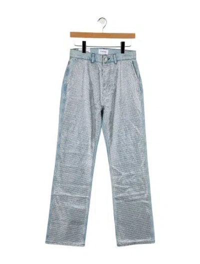 Pre-owned Frame High-rise Wide Leg Jeans