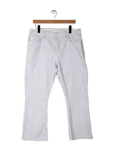 Pre-owned Frame High-rise Wide Leg Jeans In White