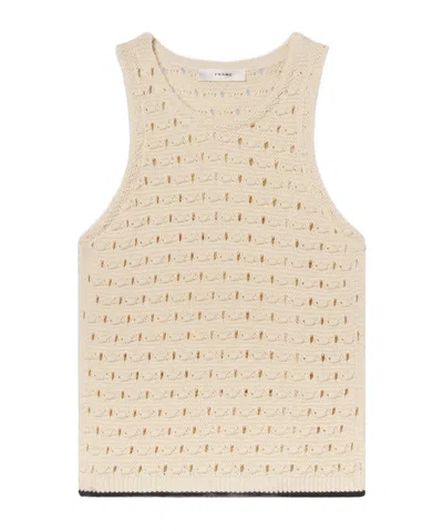 Frame Hollow Mesh Vest In Neutral