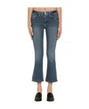 Frame Woman Jeans Blue Size 28 Cotton, Rayon, Elastane In Blue