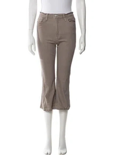 Pre-owned Frame Houndstooth Print Wide Leg Pants In Multi