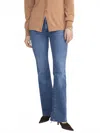 Frame Icon Flare Jeans In Ease Raw In Multi