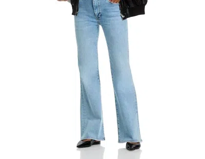 Frame Icon Flare Leg Jeans In Ripple In Blue