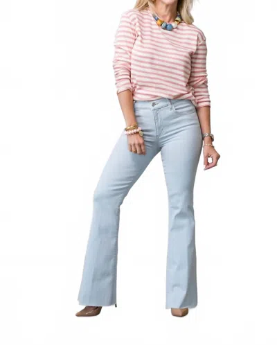 Frame Icon Jeans In Feather Raw After Fear In Blue