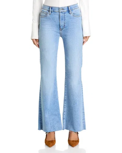 Frame Icon Jeans In Lark Raw After In Blue