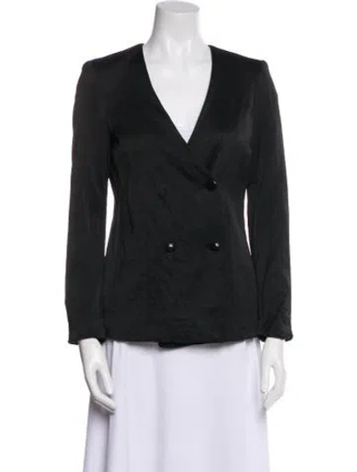 Pre-owned Frame Jacket In Black