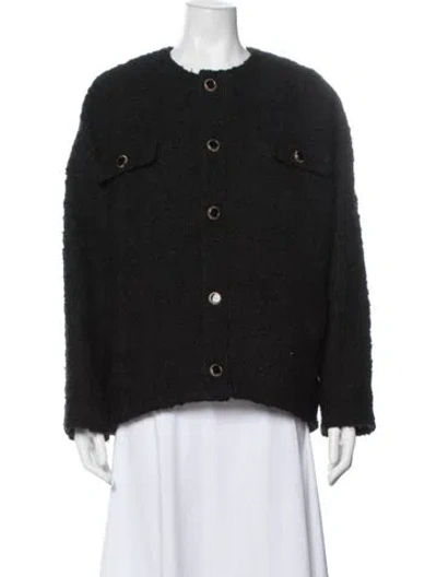 Pre-owned Frame Jacket In Black