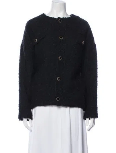 Pre-owned Frame Jacket In Black