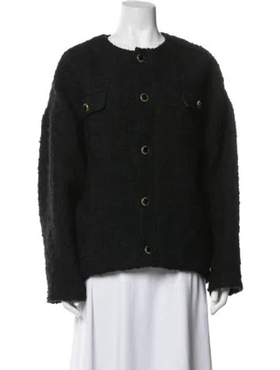 Pre-owned Frame Jacket In Black
