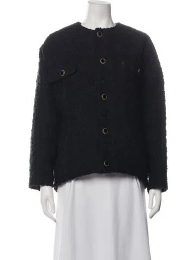 Pre-owned Frame Jacket In Black