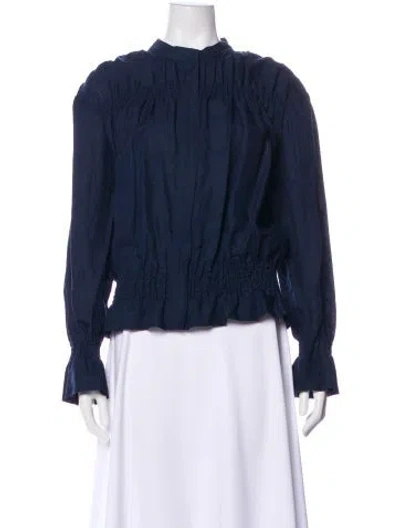 Pre-owned Frame Jacket In Blue