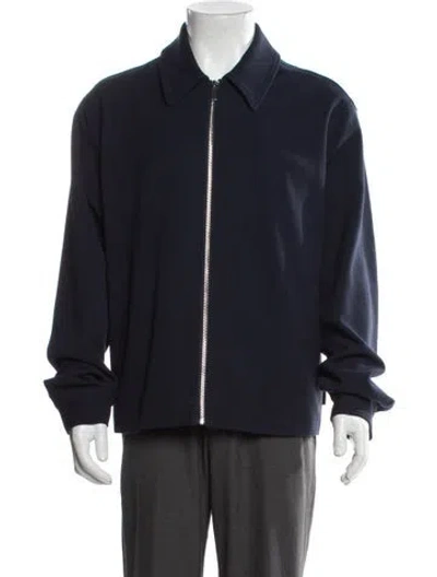 Pre-owned Frame Jacket In Blue